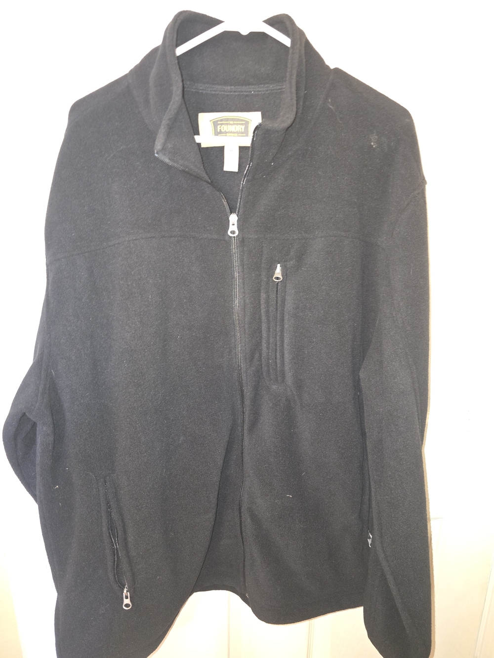 The Foundry Supply Co. Black Full-Zip Fleece Jacket